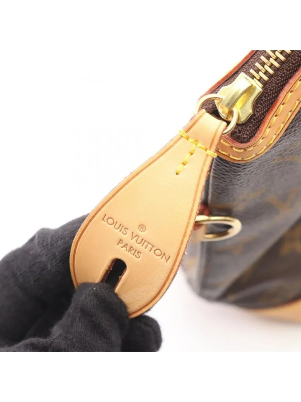 Louis Vuitton Handbag Lockit Monogram Canvas Leather